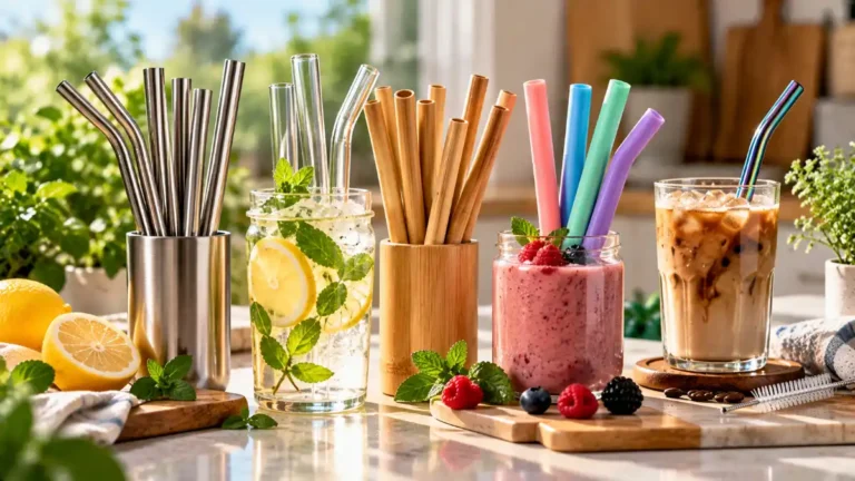What Is a Reusable Straw Made Of