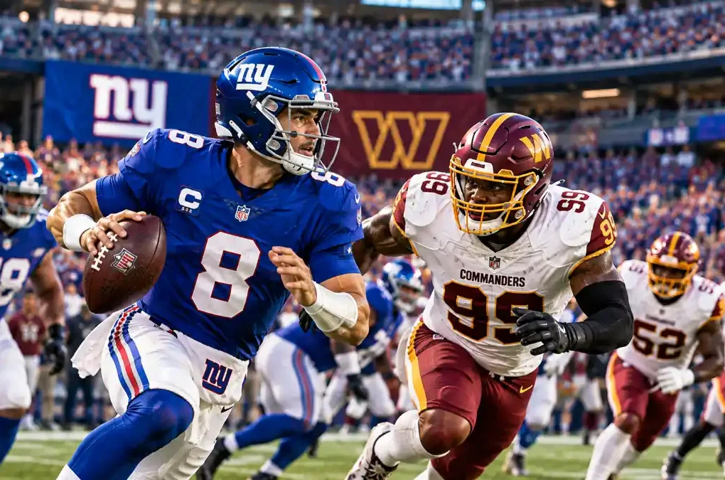 New York Giants vs Washington Commanders Match Player Stats