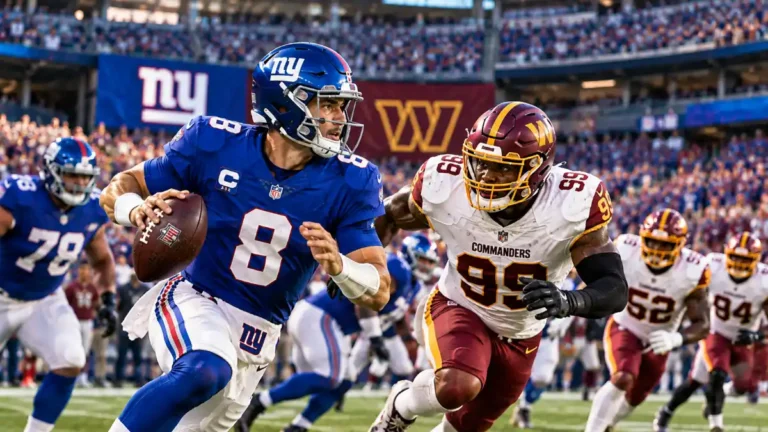 New York Giants vs Washington Commanders Match Player Stats