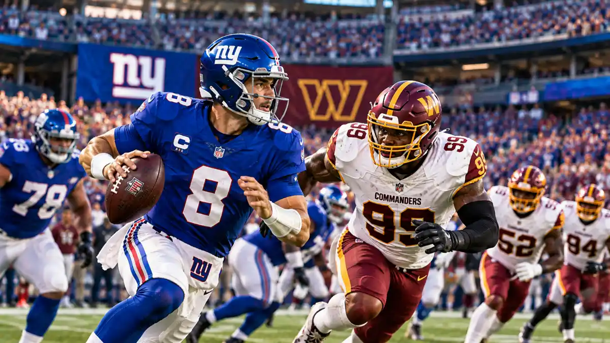 New York Giants vs Washington Commanders Match Player Stats